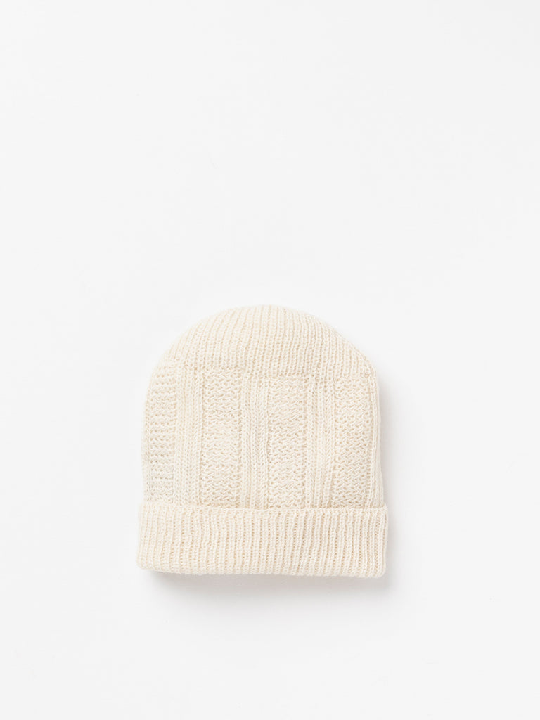 Cream beanie