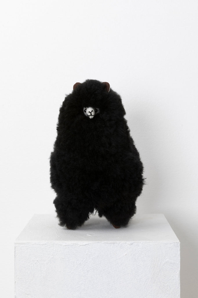 Black colored Toy Alpaca