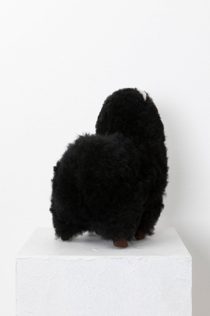 Black colored Toy Alpaca