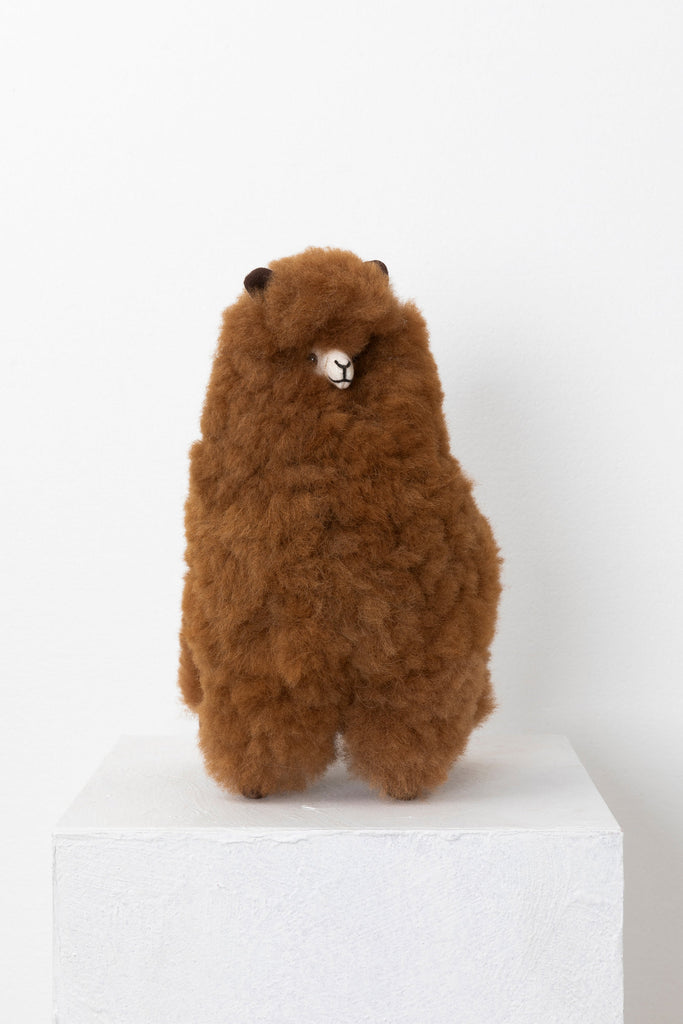 Brown colored Toy Alpaca