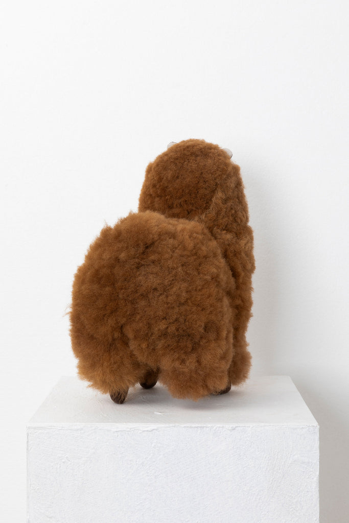 Brown colored Toy Alpaca