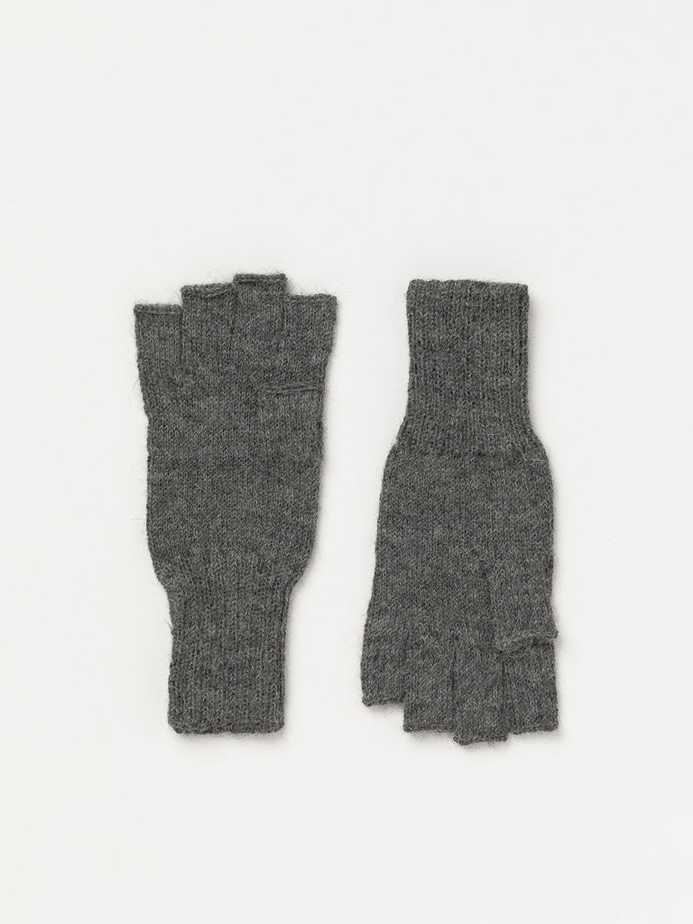 Grey gloves
