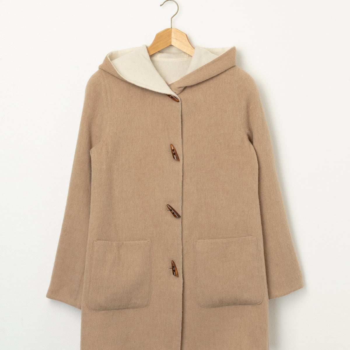 Reversible Duffle Coat | Baby Alpaca Wool Blend | Alpaca Passion