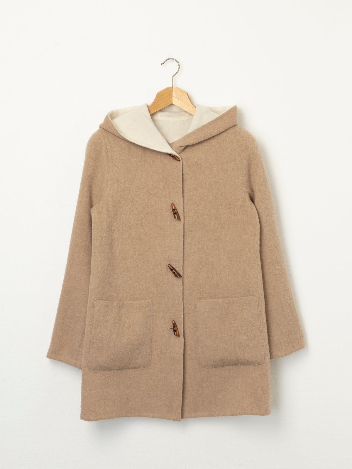 Reversible Duffle Coat | Baby Alpaca Wool Blend | Alpaca Passion