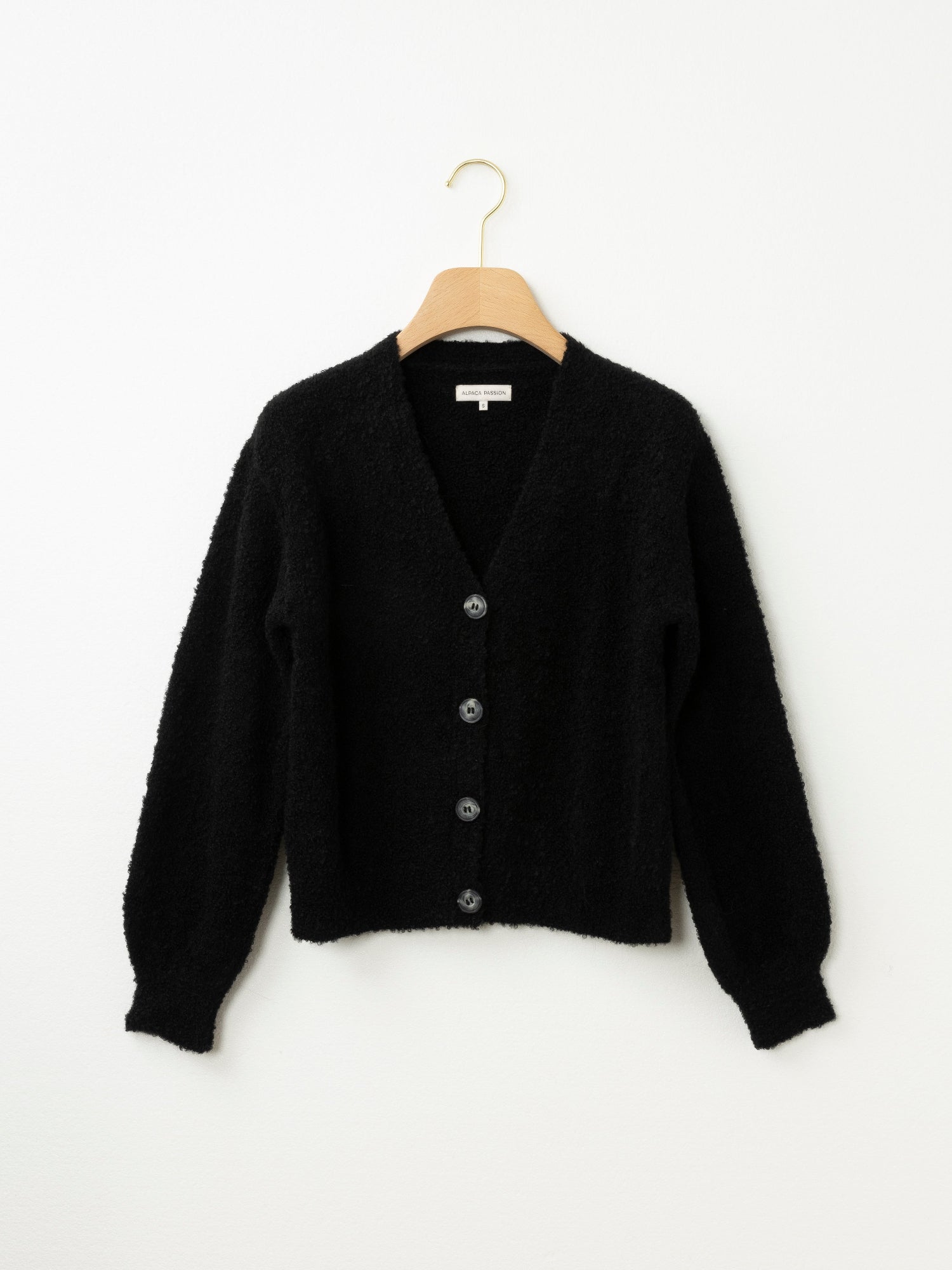 アパルトモン未使用Boucle 2way Short Cardigan Short Boucle Alpaca Cardigan | Soft & Cropped | Alpaca Passion
