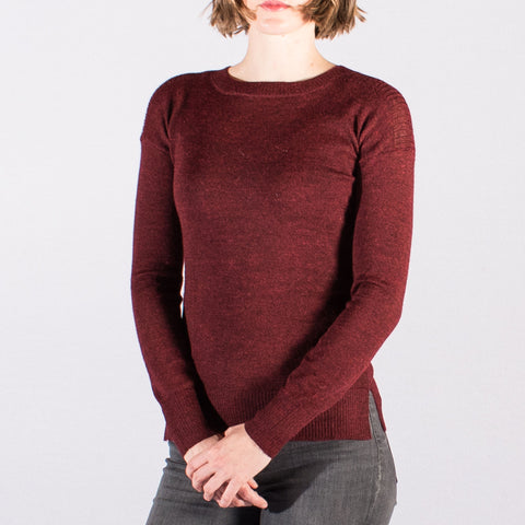 Fine Baby Alpaca Crew Neck Knit